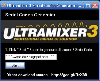 serial codes generator